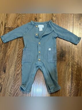Little Planet Waffle Romper baby 6 mos